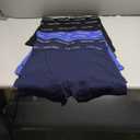 Calvin Klein Men's Cotton Stretch 7-Pack Boxer Brief (Large, 3 Black, 2 Blue Shadow, 2 Cobalt Water)