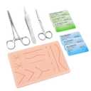 Ultrassist Suture Practice Kit for Medical and Vet Students, Starter Suture Kit Including Durable Silicone Pad, Suturing Tools, for Suture Curriculum Practice (Education Use Only)