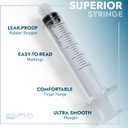 BH Supplies 10ml Luer Lock Tip Syringes (No Needle) - Sterile, Individually Wrapped - 100 Syringes