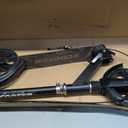 Scooters for Kids 8-12, Teens & Adults - Load 240 LBS, 8-Inch Wheels, Kick Scooter with Shock Absorption System, Hand Brake & Bell, 4 Adjustable Height Levels, Perfect for School, Commuting or Park