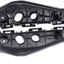 NewYall Pack of 2 Front Left Driver and Right Passenger Side Bumper Support Bracket for Toyota Corolla 2009-2013 Replaces 52116-02170 52115-02170 TO1042114 TO1043114