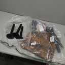 JayRex Countertop Organizer Organization, 3 Tier Moveable Corner Shelf Organizer for Kitchen, Bathroom, Spice Rack, Coffee Area, Over Sink, Dresser Table (Rustic Brown)