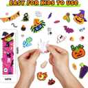 Halloween Crafts for Kids, 24 Pack Foam DIY Halloween Bookmarks Craft Kit, Ideal Halloween Party Favors,Trick or Treat Gifts,Classroom Activity Supplies