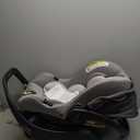 Chicco KeyFit 35 ClearTex Infant Car Seat and Base, Rear-Facing Seat for Infants 4-35 lbs., Includes Infant Head and Body Support, Compatible with Chicco Strollers, Baby Travel Gear | Cove/Grey