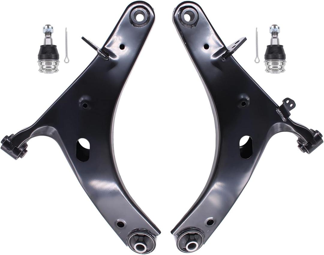 NewYall Front Lower Left and Right Suspension Control Arm and Ball Joint Assembly for Subaru Tribeca 3.6L 2008-2014, B9 Tribeca 3.0L 2006-2007