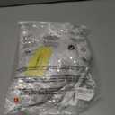 Women's Glitter Sequin Dress Adjustable Spaghetti Strap V Neck Fashion Sparkle Layered Evening Party Dress (White, L)