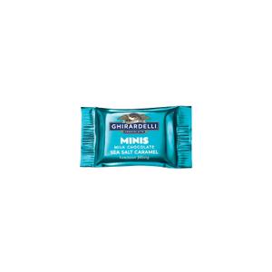 GHIRARDELLI Milk Chocolate Sea Salt Caramel Minis Bulk Case Pack (900 ct) Premium Individually Wrapped Mini Chocolates, Best By: 07/31/26