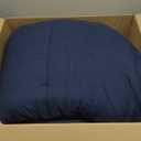 Bedsure Comforter Duvet Insert - Quilted Comforters Cal King Size, All Season Duvet, GentleSoft Down Alternative Bedding, with 8 Tabs, Gifts for Women/Men, Navy Blue, California King 96 X 102 Inches