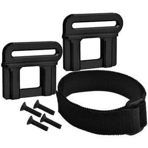 for Traxxas 1/8 MAXX Slash Sledge Alloy Aluminium Tall Battery Holder Mount Hold Down - Black