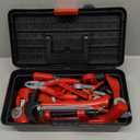 Kids Tool Set  48 Piece Toddler Tool Set with Electronic Toy Drill& Tool Box,Pretend Play Toys for Kids,Construction Kits Toys for Kids Ages 3 4 5 Years Old, Toddler Boy (Red)