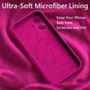 FireNova Magnetic for iPhone 17 Case, Compatible with MagSafe, [Integrated Silicone Camera Control Button] [Camera Protection] Anti-Scratch Microfiber Lining Phone Case, 6.3", Hot Pink
