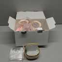 NCVI Electric Breast Pump 8782, Portable Hospital-Grade Double Pump with 4 Modes & 9 Levels, Anti-Backflow, Rechargeable Quiet Breastfeeding Pump for Efficient Comfortable Use at Home, Work or Travel (10 Piece Set, Pink)