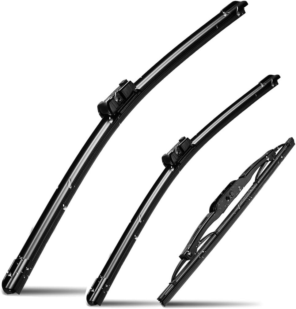 3 Factory Wiper Blades Replacement for GMC Terrain Chevy Equinox 2010-2017 Original Equipment Windshield Wiper Blades Set -24"+17"+13" (Set of3)