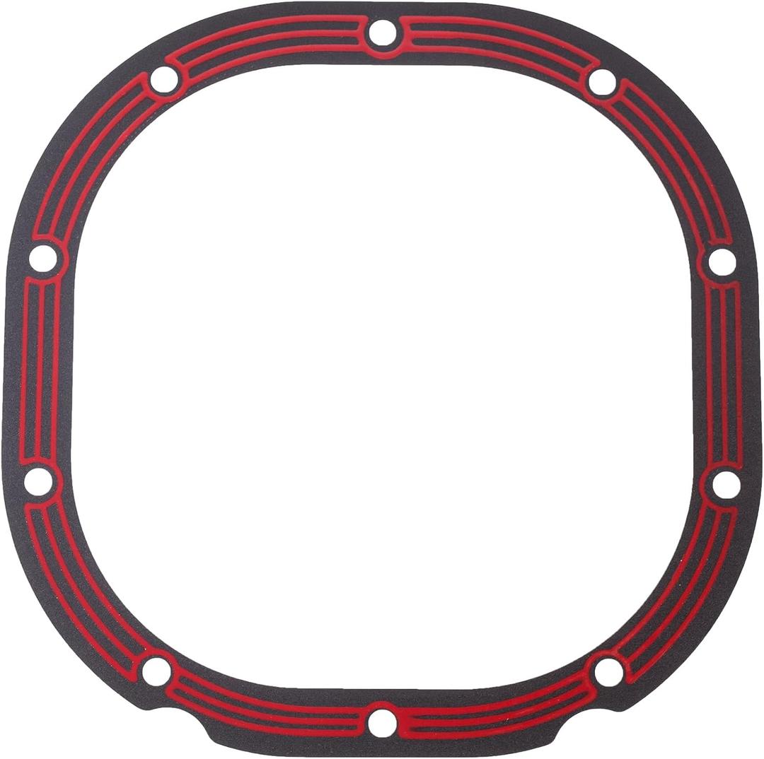 8.8" Axle Rear Differential Cover Gasket Compatible with F880 1986-2014 Models, Steel Core with Rubber Coating, Leak-Free Performance and Long-Lasting Durability (Fits Rear Only)