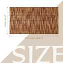 Reed Fencing Rolls,5.5FT X 16.4FT Reed Screen Curtain Fence Covering Privacy for Outdoor Backyard Patio Garden Decorative Fence (Brown)