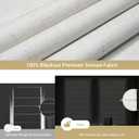 No Tools No Drill Blackout Roman Shades, Beige, 27" W × 64" H