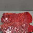 Christmas Placemats Set of 6 Velvet Red Bow Placemats Cute Modern Christmas Table Mats Neutral Style for Parties and Thanksgiving Kitchen Banquet Setting for Dinner Party