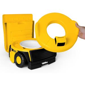 Tonka Dump Truck Potty Trainer  Potty Chair with Lid and Splash Guard, Removable Potty Ring with Handles