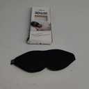 LitBear Sleep Mask for Side Sleeper Women Men, Eye Mask for Sleeping Light Blocking, 3D Contoured Cup Sleeping Mask, Soft Breathable Sleep Eye Mask with Adjustable Elastic Strap for Flight Nap (Black)