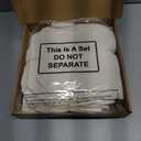 Amylove Mini Tote Bag Sublimation Blank Canvas Tote Bags Reusable Grocery Luggage DIY Sack Goody for Party Event(8 x 10 x 4 Inch,Natural Color,24 Pcs)