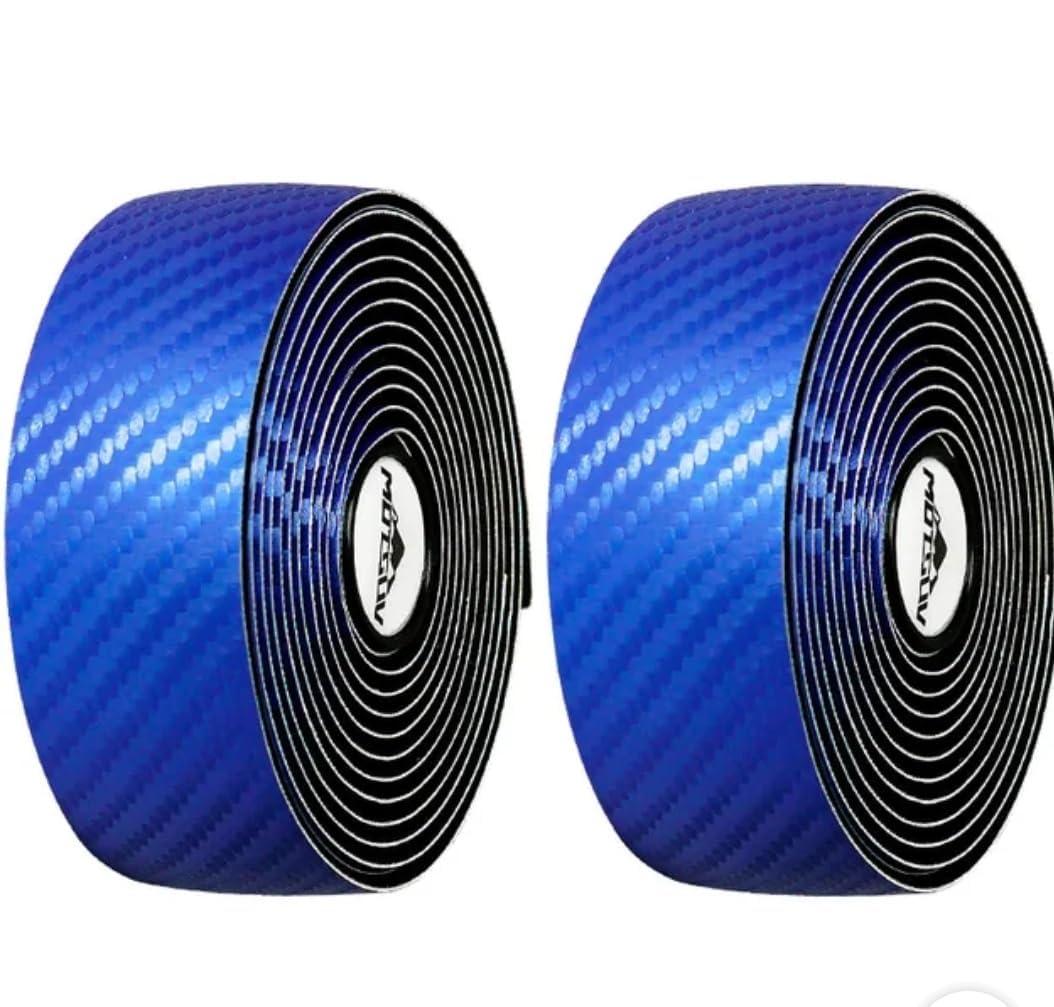 Bicycle Handlebar Tape | Drop Bar Tape Road Bike | BarTape Comfortable Anti-Slip | Self Adhering EVA | Anti-Vibration | Blue Handlebar Tape |1 Set