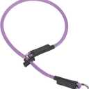 Martingale Dog Collar, 5/16 High-Strength Nylon Rope Slip Collar with Spring-Loaded Adjustable Stopper for Small, Medium & Large Dogs(Light Purple, 26 inch)