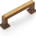 Amerdeco 6 Pack Antique Brass Cabinet Pulls 3 Inch Hole Centers Kitchen Cabinet Handles Cabinet Hardware Kitchen Handles for Cabinets Cupboard Handles Drawer Pulls