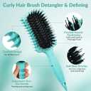 Curl Defining Brush, Curly Hair Brush Products for Effortlessly Detangling Shaping and Styling Women's Men's Curls on All Wet or Dry Hair Types, Reduces Frizz