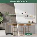 Peel and Stick Backsplash, 20-Pack Thickened Stick on Scalloped Subway Tiles, Faux Ceramic Tiles for Kitchen, Bathroom, White, Size: 12x12''