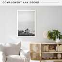 MCS Museum Poster Frame 24x36 White Woodgrain, Vertical & Horizontal Wall Hanging Large Picture Frame for Photos, Posters & Art Prints (1-Pack)