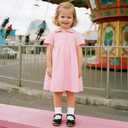 3 Pack Girls White Ruffle Dress Short Socks, Cute Scallop Frilly School Uniform Cotton Crew Ankle Socks (White, M)