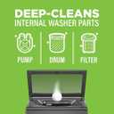 Affresh Washing Machine Cleaner, Helps Power Away Odor Causing Bacteria & Grime Deep Inside Pump, Valve & Hoses, 6 Time Release Tablets, 6 Month Supply