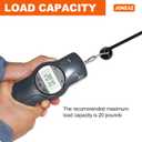 50 Pcs Ball Bungee Cords 6 Inch Black Heavy Duty Outdoor for Canopy Tarp Tie Downs, UV Resistant