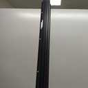 U-Shaped Aluminum Door Bottom Shoes with Drip Cap(Matte Black) 1-3/4"W x 1-5/16"H x 48" L - Fire Rated - Weather Stripping Seal for Exterior Doors, Vinyl Insert, JS-216DV