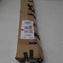 Duzzy 16.5 Feet Convex Shape Garage Door Seal Kits, Pre-drilled Heavy-Duty Weatherproofing Garage Door Rubber Seals Bottom Pakage with Aluminum Track Retainer Base Kits (Black)