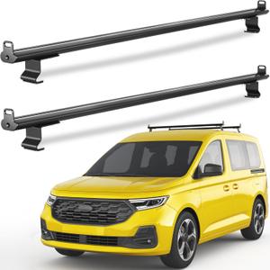 Van Ladder Roof Rack Fits for Ford Transit Connect 2014-2025 (Not for Transit), Ladder Rack for Cargo VanLadder Rack Ideal for Transporting Ladders Luggage Cargo Rack Crossbars Accessories