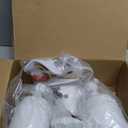 EMANER Motion Activated Security Light, Motion Sensing & Dusk to Dawn Adjustable, AUTO Dim & Keep On 4 Lighting Mode Option, 5000K 28W Hardwired LED Floodlight (White, 1-Pack)