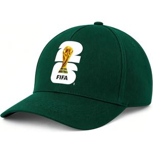 2026 FIFA World Cup Baseball Cap, Breathable Comfortable Unisex Soccer Hat for Stadium, Game Day, Watch Party, Outdoor Sports and Daily Wear. Green