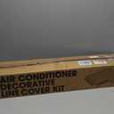 3" 19Ft Mini Split Line Set Cover, PVC Ductless Air Conditioner Decorative Pipe, Pump Covers, AC Line Cover Kit, for Outside Units Air Conditioners & Heat Pumps, All in One Set