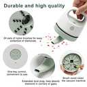 Diamond Painting Tools for Drill Quicker Picker, Luxiv Diamond Painting Accessories Tool for Sweep Spilled Diamonds Picker Vacuum Quicker Picker Organizer Spilled Drill with USB Charger, Brush (Green)