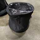 2 Circle Black Storage Bags 7x6 inch