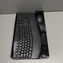 Wireless Keyboard and Mouse Combo,2.4G Full Size Wave Keys Ergonomic Keyboard with Wrist Rest for Natural Typing, 3 DPI Adjustable Ergonomic Silent Mouse for Computer/Laptop/Windows/Mac (Gray)