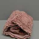 Yimobra Bathroom Rugs Non Slip Washable 32x20 Inch - Ultra Soft Absorbent Chenille Bath Mat, Quick Dry Shaggy Floor Carpet for Tub Shower, Light Pink Home Decor Accessories