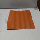 DMiotech 1 Pack 14 Inch x 53 Inch Faux Leather Sheet Furniture Cover Napa Skin Orange PU Leather Roll for Handmade DIY Craft Projects