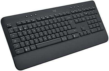 Logitech Signature K650 Keyboard Bluetooth QWERTY Danish, W127264310 (Bluetooth QWERTY Danish, Finnish, Nordic, Swedish Graphite)