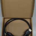 Amazon Basics HDMI Cable, 3ft, 4K@60Hz, High-Speed HDMI 2.0 Cord, 18Gbps, 2160p, 48 bit, Compatible with TV/PS5/Xbox/Roku, Black