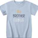 Big Brother Shirt for Toddler Baby Boys Announcement T Shirt Sibling Outfit Clothes 5T