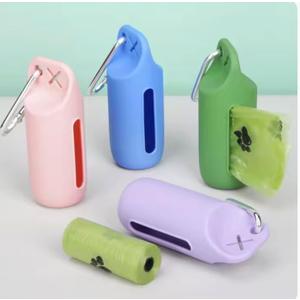 Silicone Dog Poop Bag Holder – Leakproof Waste Bag Dispenser with Clip & Roll – Includes 1 Roll – Hands-Free Pet Cleanup for Leash or Belt
(Pack of 2)