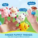 Play-Act Learning Toy for Toddlers 1 2 3 Years Old, Counting, Matching & Sorting Montessori Learning Farm Train Including 9 Farm Animals, Birthday Gift for Baby Boys Girls