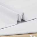 HOTGODEN Medium Weight 100% Cotton Muslin Fabric: 59 inch x 2 Yards Bleached Muslin Linen Fabric Material for Sewing Material Apparel Cloth 